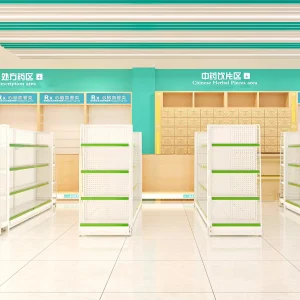 Wooden Steel Shelves
