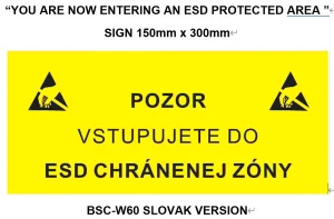 ESD Warning Sign