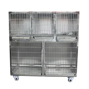 Stainless Steel Rectangular Dog Cage