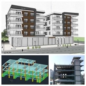 Modular Light Gauge Steel Structure for Student Housing with Alc/Sandwich Panel Bolt Connection From China