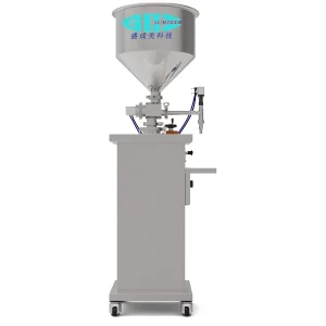Semi Automatic Single Head Pneumatic Cream Tomato Paste Water Liquid Filling Machine