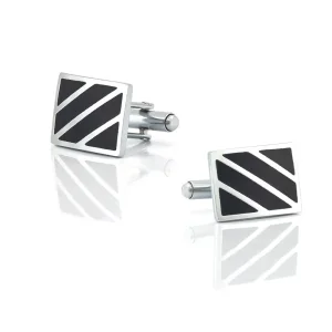 Enamel Twill Cufflinks