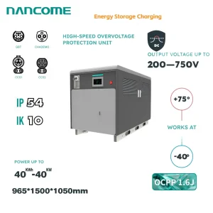 Nancome Premium Energy Storage System for Microgrid Projects with Outdoor Cabinet 141kwh