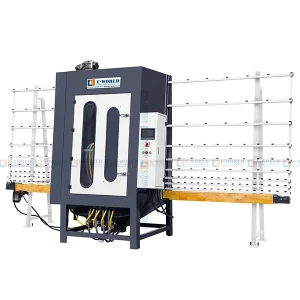 Automatic Glass Frosting Machine Vertical Sandblasting Machinery