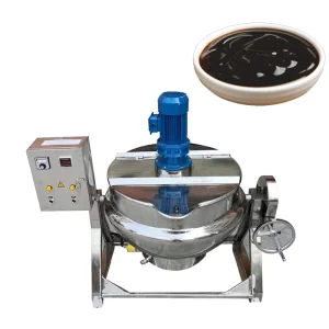 Automatic Professional Induction Fruit Jam Honey Curry Jacketed Cooking Kettle Pot Mixing Machine