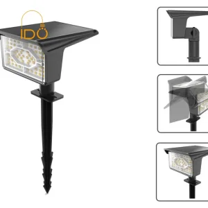 Decorative Solar Spike Lights for Landscape, IP64 Waterproof, Perfect for Garden and Fence