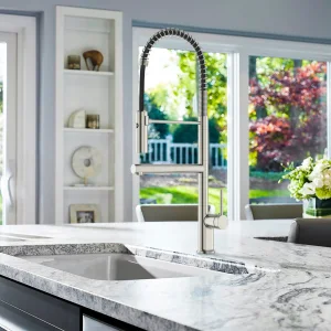 Modern Stainless Steel 304 Kitchen Faucet Single-Hole Pull out Sprayer Sink Faucet