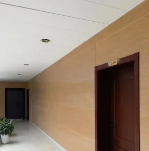 Elegant Prefabricated Wall Solutions with Stylish Acoustic Features