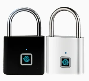 China Manufacture High Quality Smart Padlock Zinc Alloy Fingerprint Lock Anti-theft for Office/home