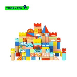 Wooden Block Castle Toy Set