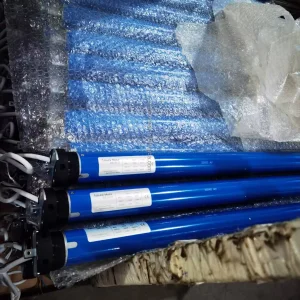 Built in Radio Rebound Electric Motor Obstacle Dectecion Tubular Motor for Window Shutter Door