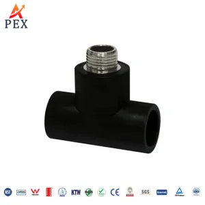 ISO 4427 En 12201 SDR9 Pn20 180*20.1mm Black HDPE Water Supply Pipe Fitting System China