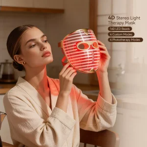 Clinical 4 Colors Red Light Therapy Face Mask