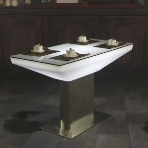 KTV Outdoor Cafe Commercial Bar Table LED