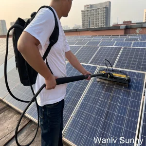 Solar Panel Sweeper Photovoltaic Power Stations Cleaning Machine Windows Cleaning Tools
