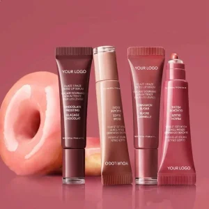 Wholesale Private Label Hydrating Lip Balm Squeeze Tube Packaging Vegan Lipgloss Wholesale Bulk Peptide Lip Tints Lip Balm