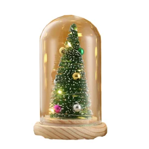 Christmas Wooden Glass Cover