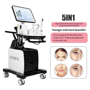 Professional 5-in-1 Ultrasound Cavita Machine with HIFUI Lifting & Liposonixi for Salon and SPA