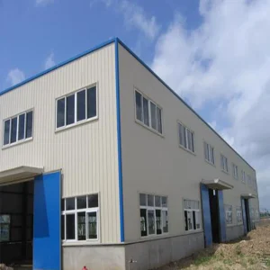 Multi-Span Modern Prefab Steel Structure Warehouse Building