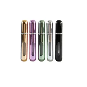 Hot Demand Lightweight 5ml Travel Perfume Atomizer 8ml Refillable Aluminum Mini Spray Bottle for Trips