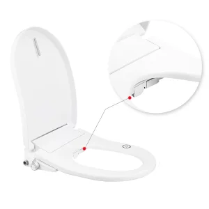 Soft Close Electric Nozzle Self-Cleaning Smart Toilet Seat Bidet with Remote Control Shower Toilet