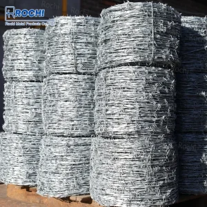 High Quality Bwg14×14 Twisted Galvanized Barbed Wire for Perimeter Protection with High Tensile Strength
