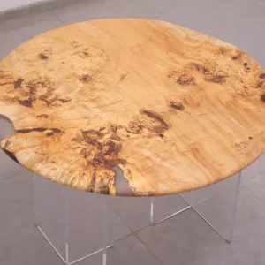 Solid Wood Round Coffee Table