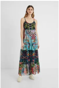 Novo Vestido Maxi Casual Solto de Malha Impressa