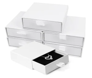 Custom Logo Cardboard Drawer Jewelry Packaging Box