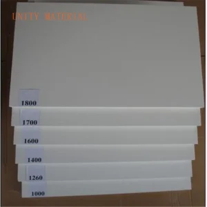 2000 Degree Celsius Refractory Ceramic Fiber Insulation Materials Heat Resistant Sheet