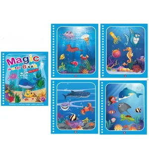 Reusable Educational Art Toy for Mess Free Creative Play Magic Book