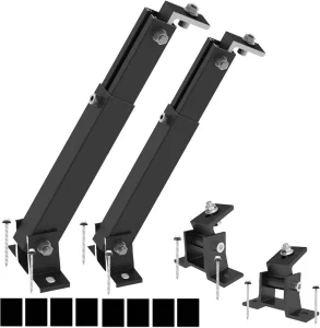 Flat Roof Mounting System Solar Panel Wall Mount Support Structures Bracket Adjustable Solar Panel System