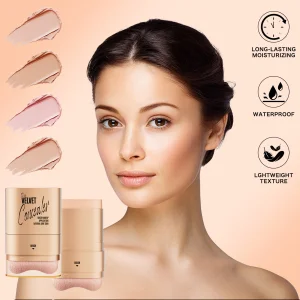 HelloKiss Cross-border Eraser Concealer Stick Waterproof Sweatproof Cover Acne Spots Tattoos Double-headed Unisex Shantou Model
