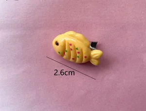 Simulated Food and Barbecue Skewers, Fun and Funny, Side Clip Hair Accessories Wholesale