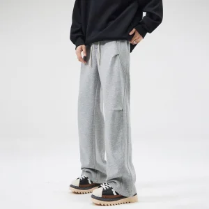 Men's Autumn and Winter Design Elastic Sports Sweatpants