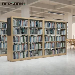 High Quality Steel Wood Bookcase