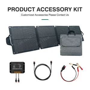 110W 18V ETFE High-Efficiency Portable Foldable Solar Panel Emergency Charger CE/FCC