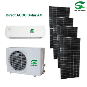 Saving Power ACDC Solar Panel Air Conditioner
