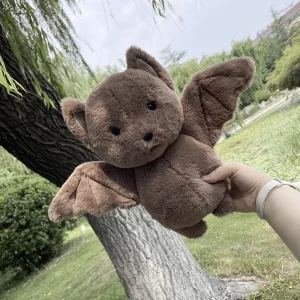 Preço de Atacado Personalizado 100% Tecido de Poliéster Boneca Design Personalizado Crianças Bebês Brinquedos Super Macios Animais de Pelúcia Bonitos e Adoráveis Fábrica de Morcegos Plush