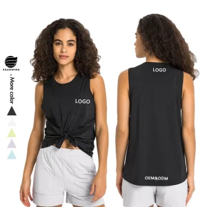 Xsunwing Wholesale Sweat Suits Ropa Deportiva Ladies Sport Gym Wear Summer Casual Women Plus Size Vest Tank Top Women Clothes
