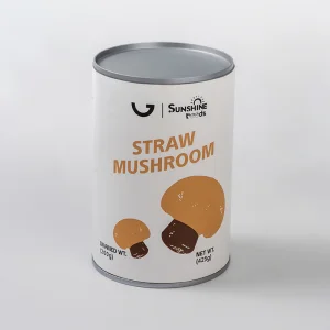 Verduras enlatadas con champiñones enteros