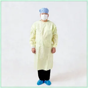 Waterproof Surgical Disposable Isolation Gown Level 2 Non-Sterile Patient Hospital Gown