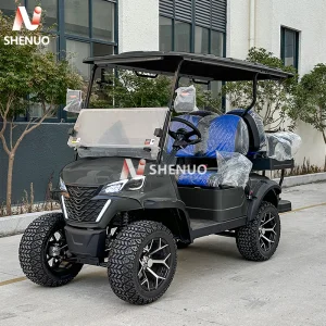 Farm Utility Golf Cart with Loading Area 4 Seater Electric 48V 5KW AC Motor 90km Range