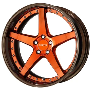 15 16 17 18 Inch Customized Gunmetal Wheel Rim High Polished Split-Spoke Design Forged Alloy Wheels 5X100 5X108 5X120 5X127