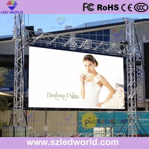 Portable Indoor / Outdoor Large LED Video Wall Screens Billboard Panel Board for Advertising Background Wall Display Sign Receiver Cabinet P10, P8, P6, P5, P4,