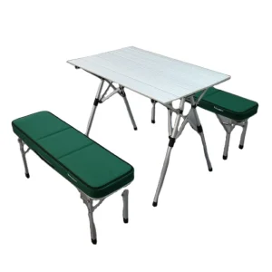 Outdoor Aluminum Folding Picnic Table 4 Seats