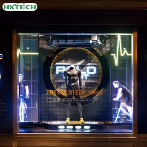 Pushunled P3.9-7.8 Large Architectural Glass Curtain Wall Transparent LED Screen