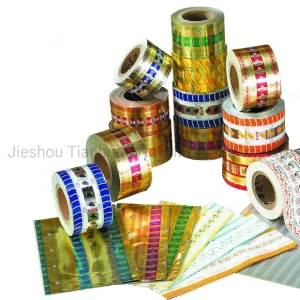 Metalized Pet/PVC Twist Wrapped Film for Candy Packaging Plastic Chocolate Package Food Packaging Film Roll