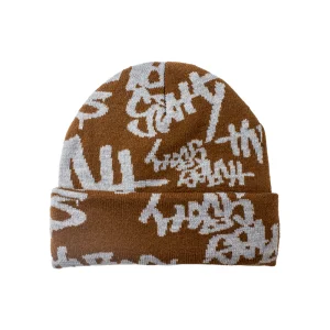 GOTS Wholesale Customized Sustainable Fashion Gorras Sports Winter Warm Knit Hat Beanie
