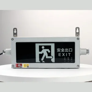 Sinais de Saída de Iluminação à Prova de Explosão para Negócios com Bateria de Backup Emergencial LED Sinal de Saída Ex 24V 36V